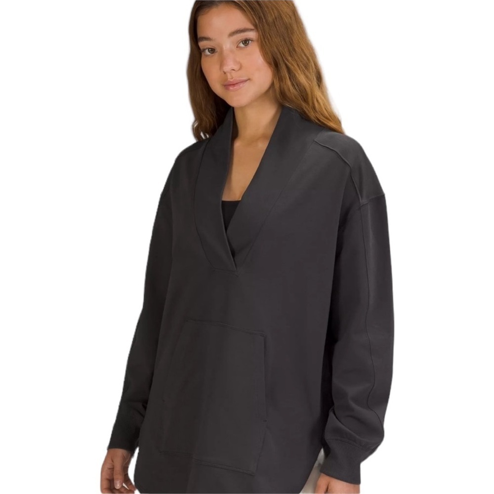 Lululemon LA  Oversized Long Sleeve Tunic Grey Size 6
